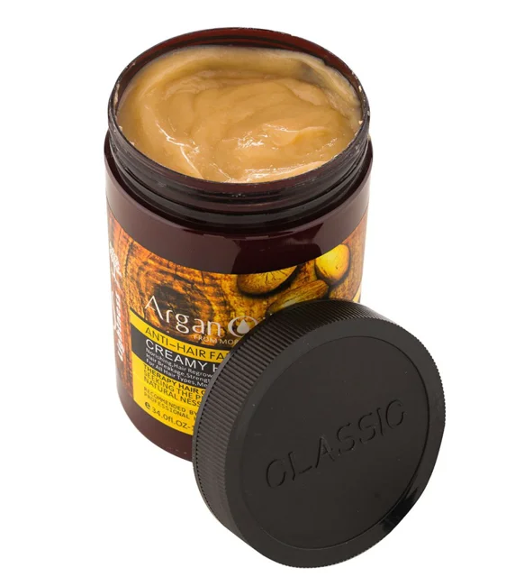 ماسک مو آرگان ۱۰۰۰ میل داخل حمام لایتنس Lightness Argan Hair Mask 1000ml - تصویر 3