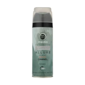 اسپری خوشبوکننده بدن مدیا مدل Allure Homme Sport حجم ۲۰۰ میل
