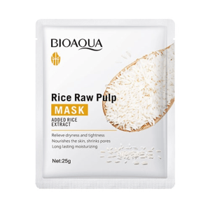 ماسک ورقه ای صورت بیوآکوآ برنج (Bioaqua Rice Facial Sheet Mask)