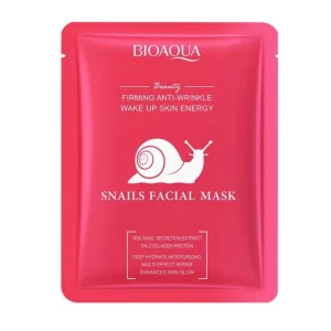 ماسک ورقه‌ای صورت بیوآکوآ حلزون (Bioaqua Snail Facial Sheet Mask)