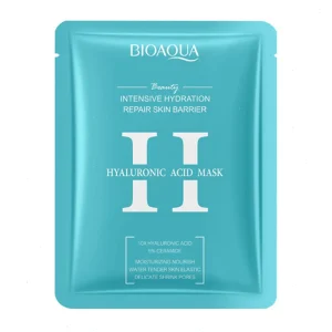 ماسک ورقه‌ای صورت بیوآکوآ هیالورونیک اسید (Bioaqua Hyaluronic Acid Facial Sheet Mask)