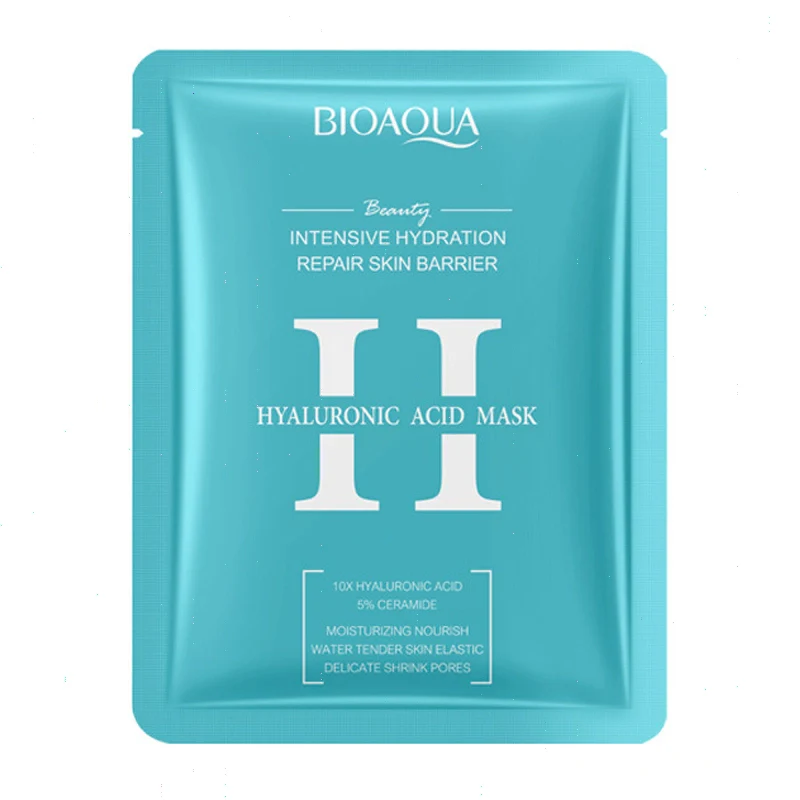 ماسک ورقهای صورت بیوآکوآ هیالورونیک اسید (Bioaqua Hyaluronic Acid Facial Sheet Mask)