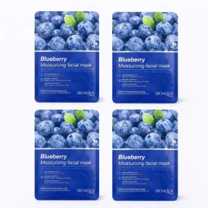 ماسک ورقه‌ای صورت بیوآکوآ بلوبری (Bioaqua Blueberry Facial Sheet Mask)